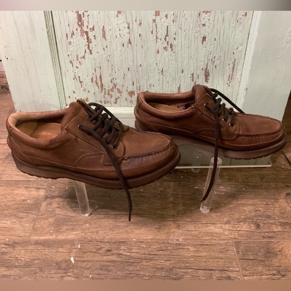 Men’s Cabela’s brown leather lace up shoes - Picture 3 of 6